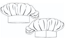 Gorros Chef velcro estampados