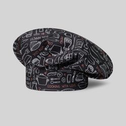 Gorros Chef velcro estampados