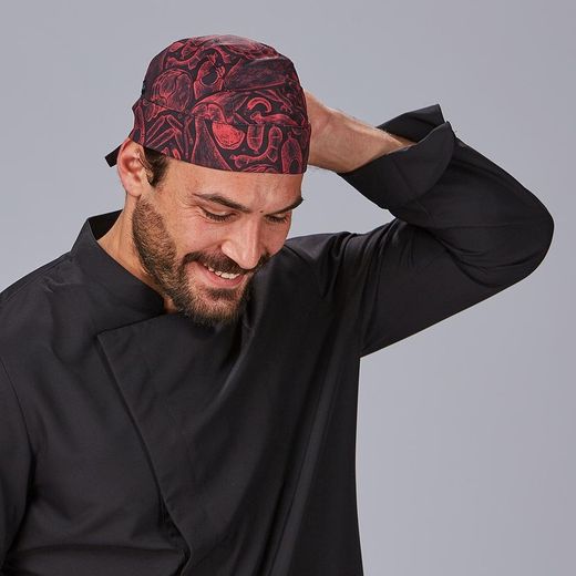 Gorros cocina pirata estampados