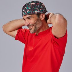 Gorros cocina pirata estampados