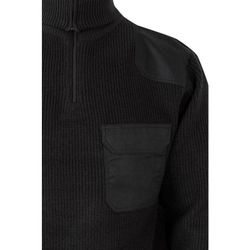 Jersey media cremallera y cuello alto