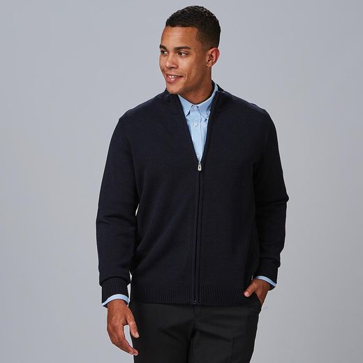 Chaqueta gruesa cremallera hombre colores