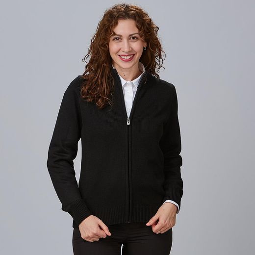 Chaqueta gruesa cremallera mujer colores