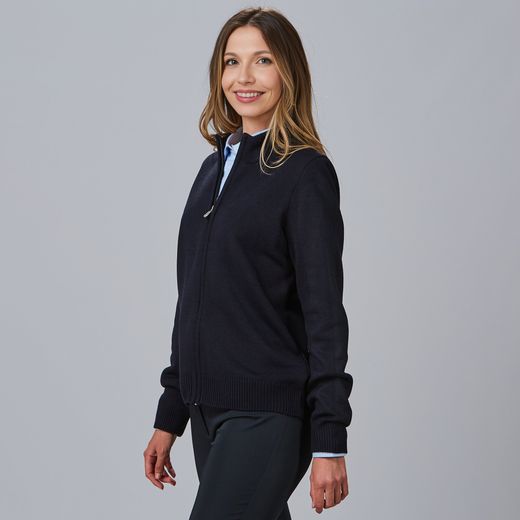 Chaqueta gruesa cremallera mujer colores