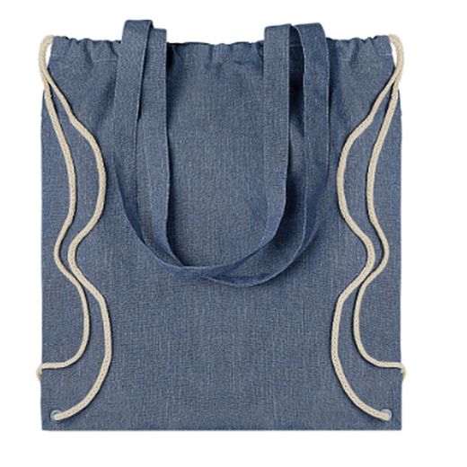 Mochila con cordones y asas varios colores