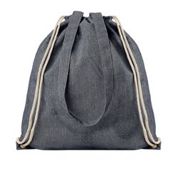 Mochila con cordones y asas varios colores