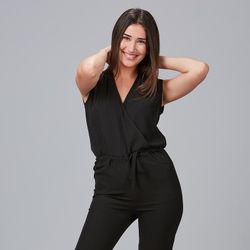 Mono mujer cruzado negro