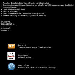 Nampa Skechers Hombre negro