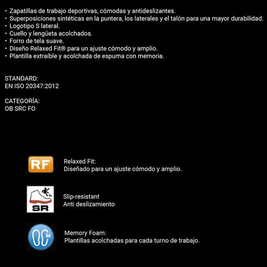 Nampa Skechers Hombre negro