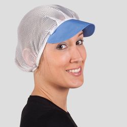 Pack 10 gorros rejilla con visera colores