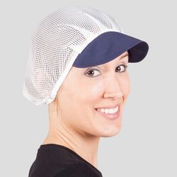 Pack 10 gorros rejilla con visera colores