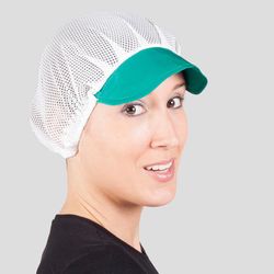 Pack 10 gorros rejilla con visera colores