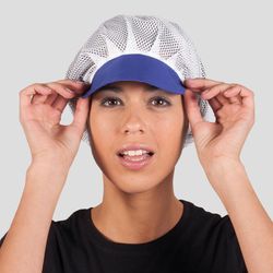 Pack 10 gorros rejilla con visera colores