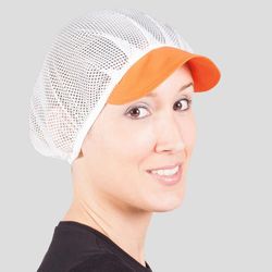 Pack 10 gorros rejilla con visera colores