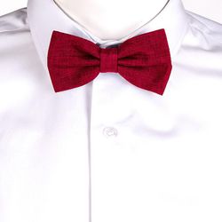 Noeud papillon en coton de différentes couleurs