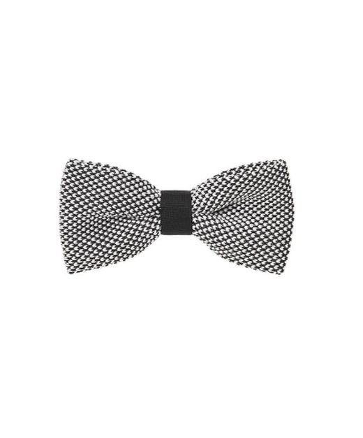 Nœud papillon tricoté imprimé