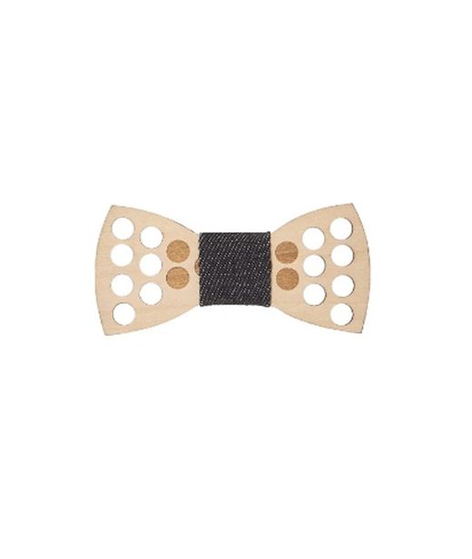 Noeud papillon en bois