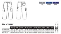 Pantalón multibolsillos algodón colores