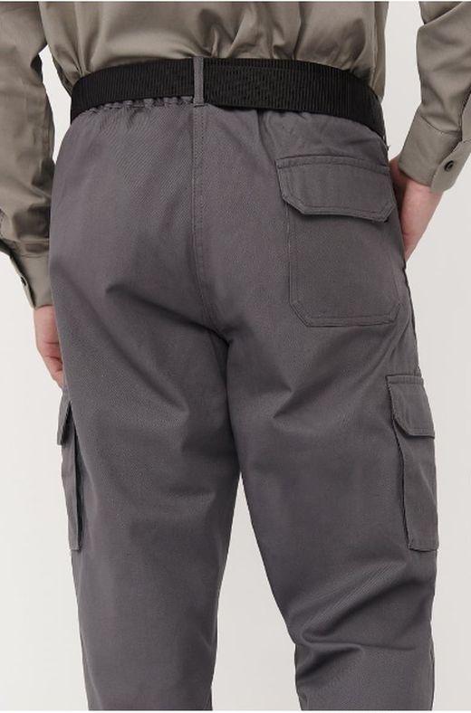Pantalón multibolsillos algodón colores