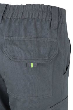 Pantalón algodón bicolor multibolsillos