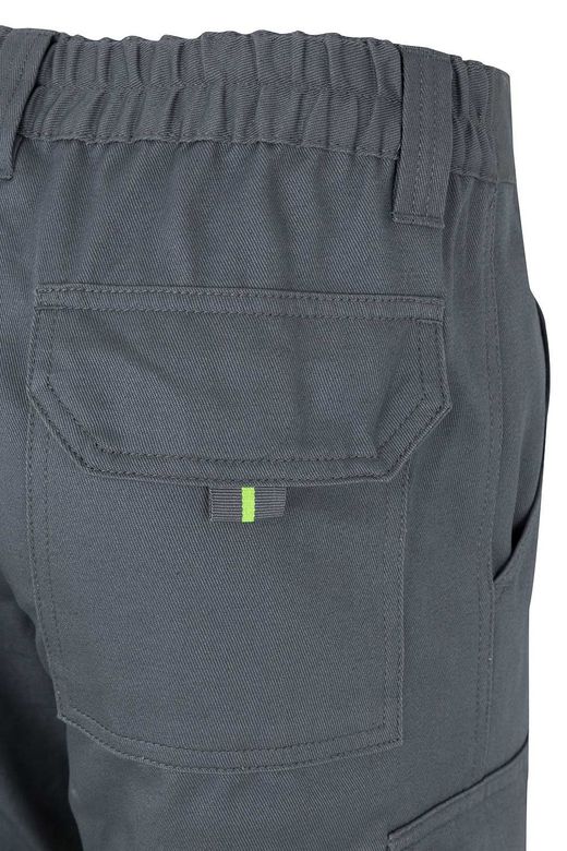 Pantalón algodón bicolor multibolsillos