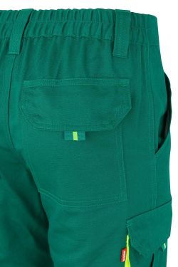 Pantalón algodón bicolor multibolsillos