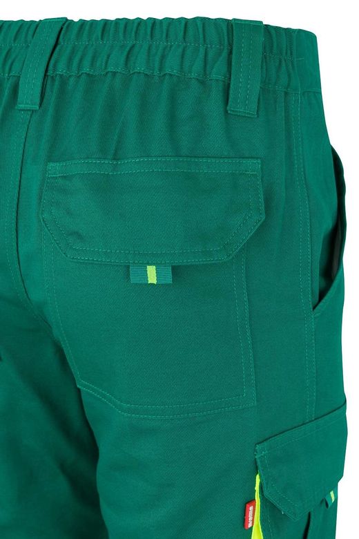 Pantalón algodón bicolor multibolsillos