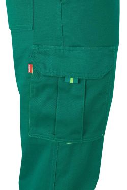Pantalón algodón bicolor multibolsillos