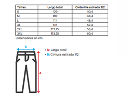 Pantalón bicolor multibolsillos