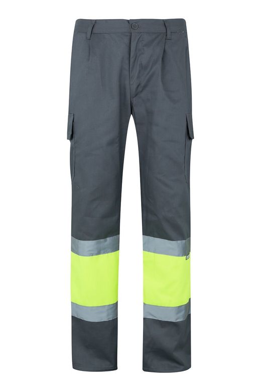 Pantalón bicolor multibolsillos