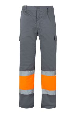 Pantalón bicolor multibolsillos