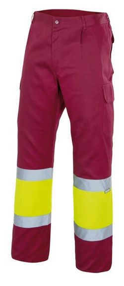Pantalón bicolor multibolsillos