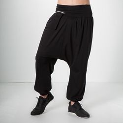 Pantalón bombacho negro