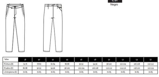 Pantalón Chino hombre negro