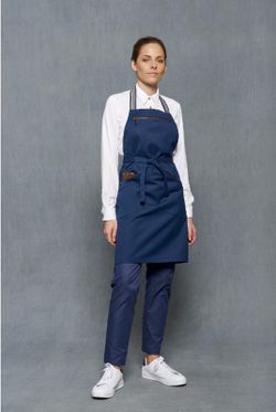 Pantalón Chino Mujer, azul o marrón