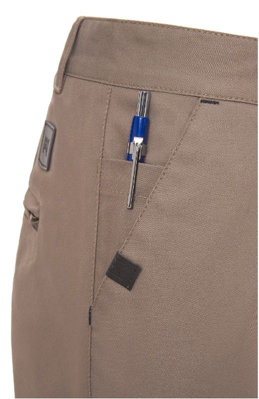 Pantalón Chino Mujer, azul o marrón