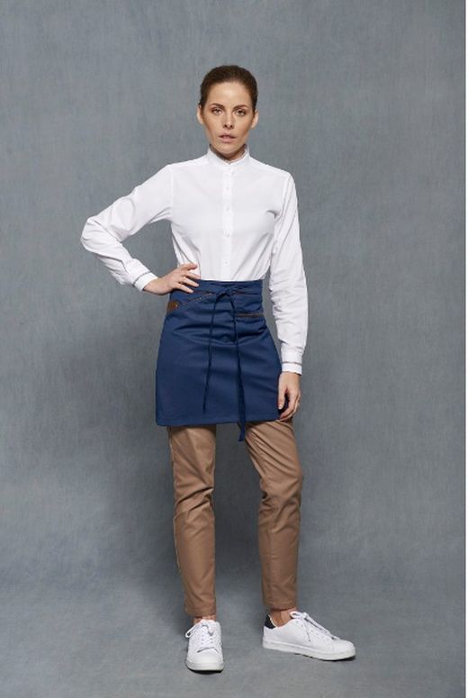 Pantalón Chino Mujer, azul o marrón