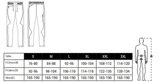 Pantalón Cuadros cocina deportivo