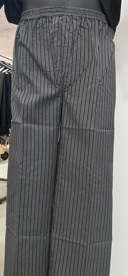 Pantalon de cuisine rayé