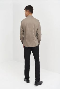 Pantalon habillé noir pour hommes