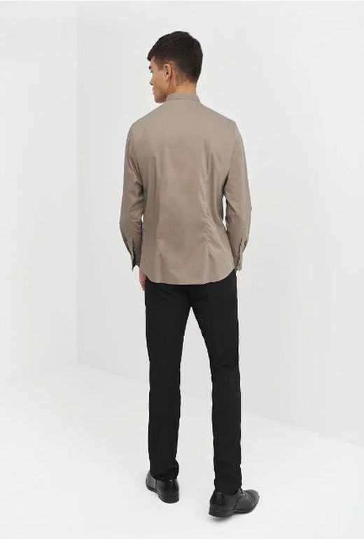 Pantalon habillé noir pour hommes