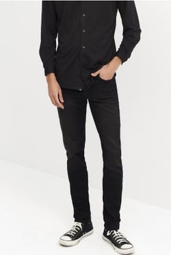 Pantalon en jean pour homme bleu ou noir
