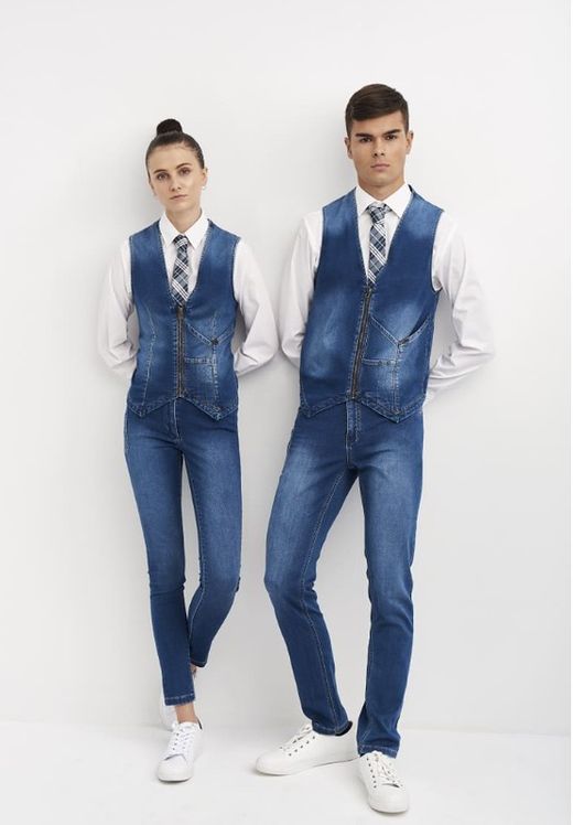 Pantalon en jean pour homme bleu ou noir