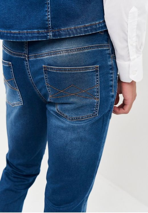 Pantalon en jean pour homme bleu ou noir
