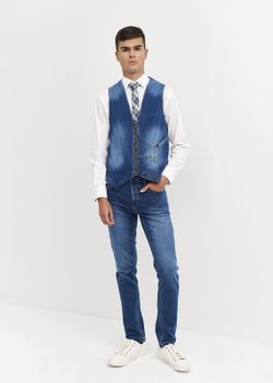 Pantalon en jean pour homme bleu ou noir