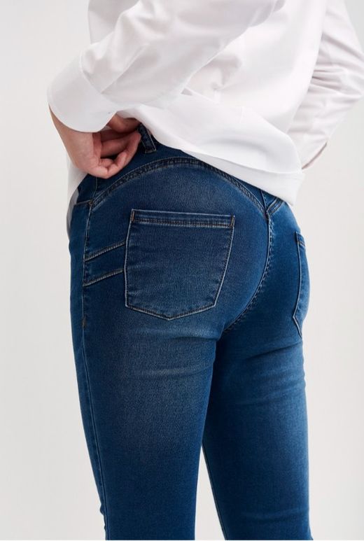 Pantalón Denim Push Up Mujer