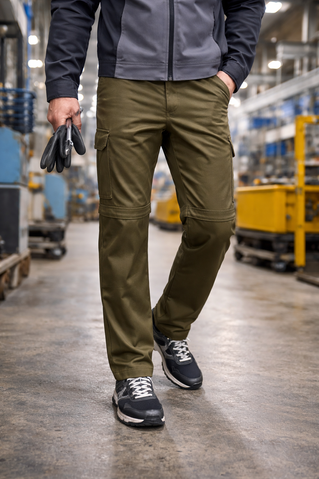 Pantalón desmontable multibolsillos Azul marino / 36