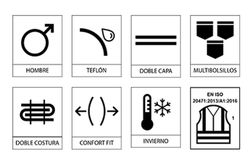 Pantalón AV forrado varios colores