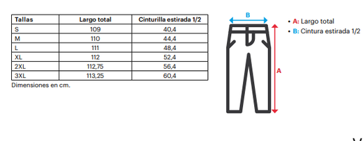 Pantalón forrado bicolor multibolsillos