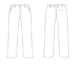 Pantalón hombre anti manchas negro